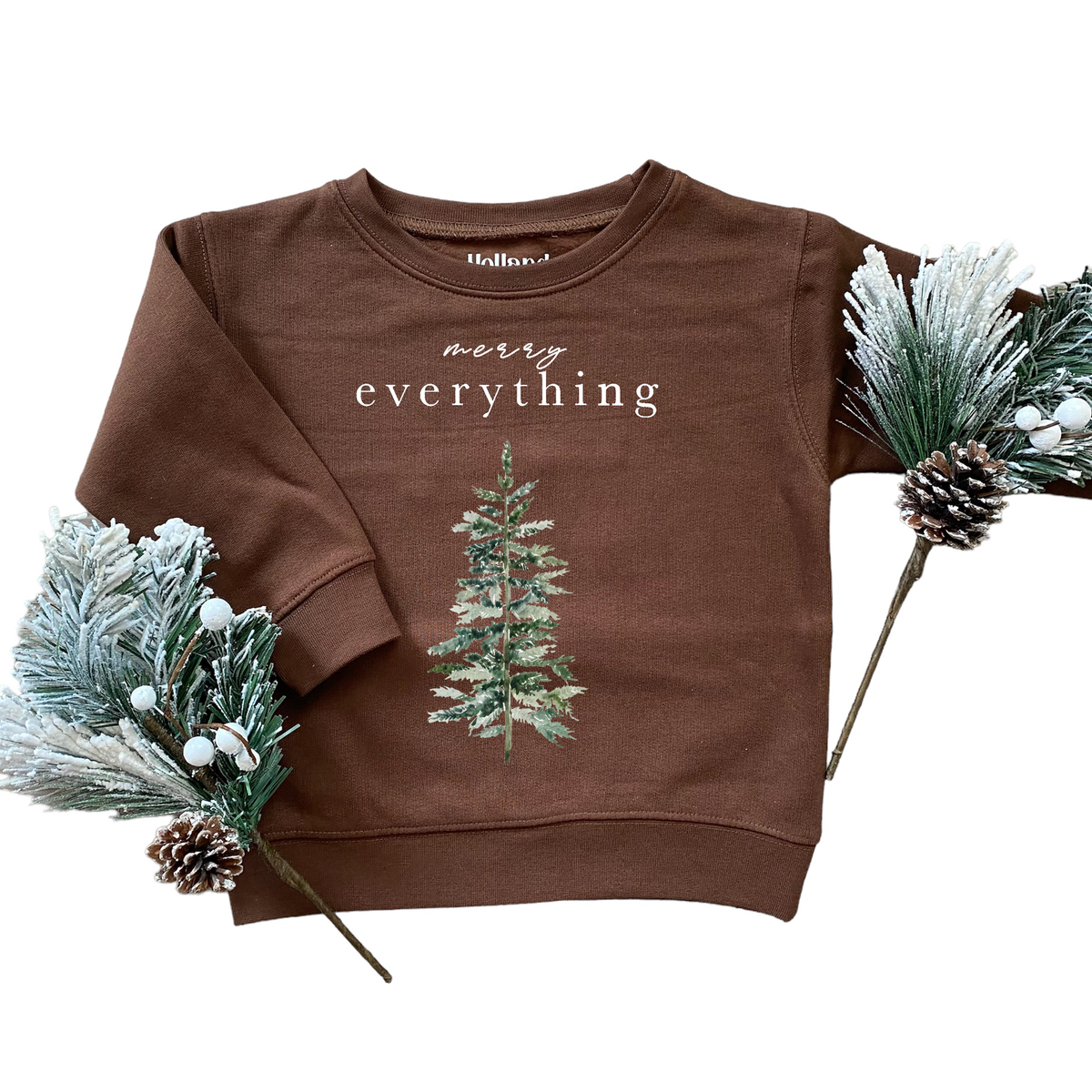 Merry Everything | Kids Christmas Sweatshirt