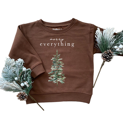 Merry Everything | Kids Christmas Sweatshirt
