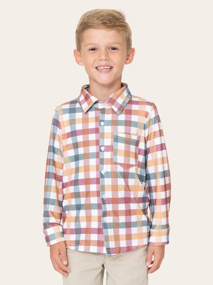 Cranberry Vintage Plaid Button Up Shirt