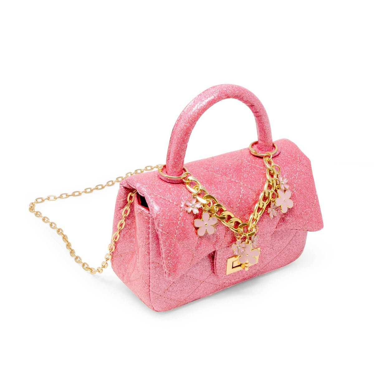 Classic Sparkle Top Handle Handbag