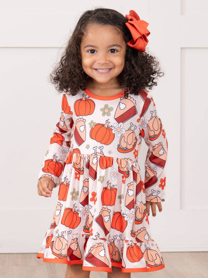 Feast Mode Ruffle Dress