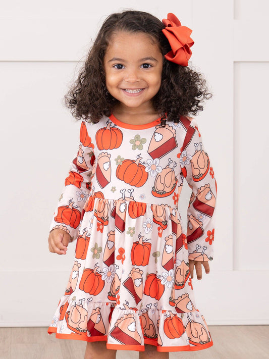 Feast Mode Ruffle Dress