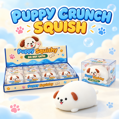 Puppy Crunch Squish ASMR Squishy — Individually Boxed