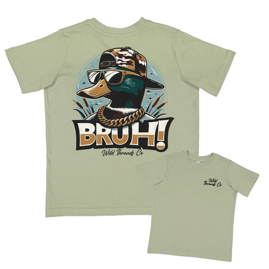 Boys’ “Bruh” Duck Graphic Tee