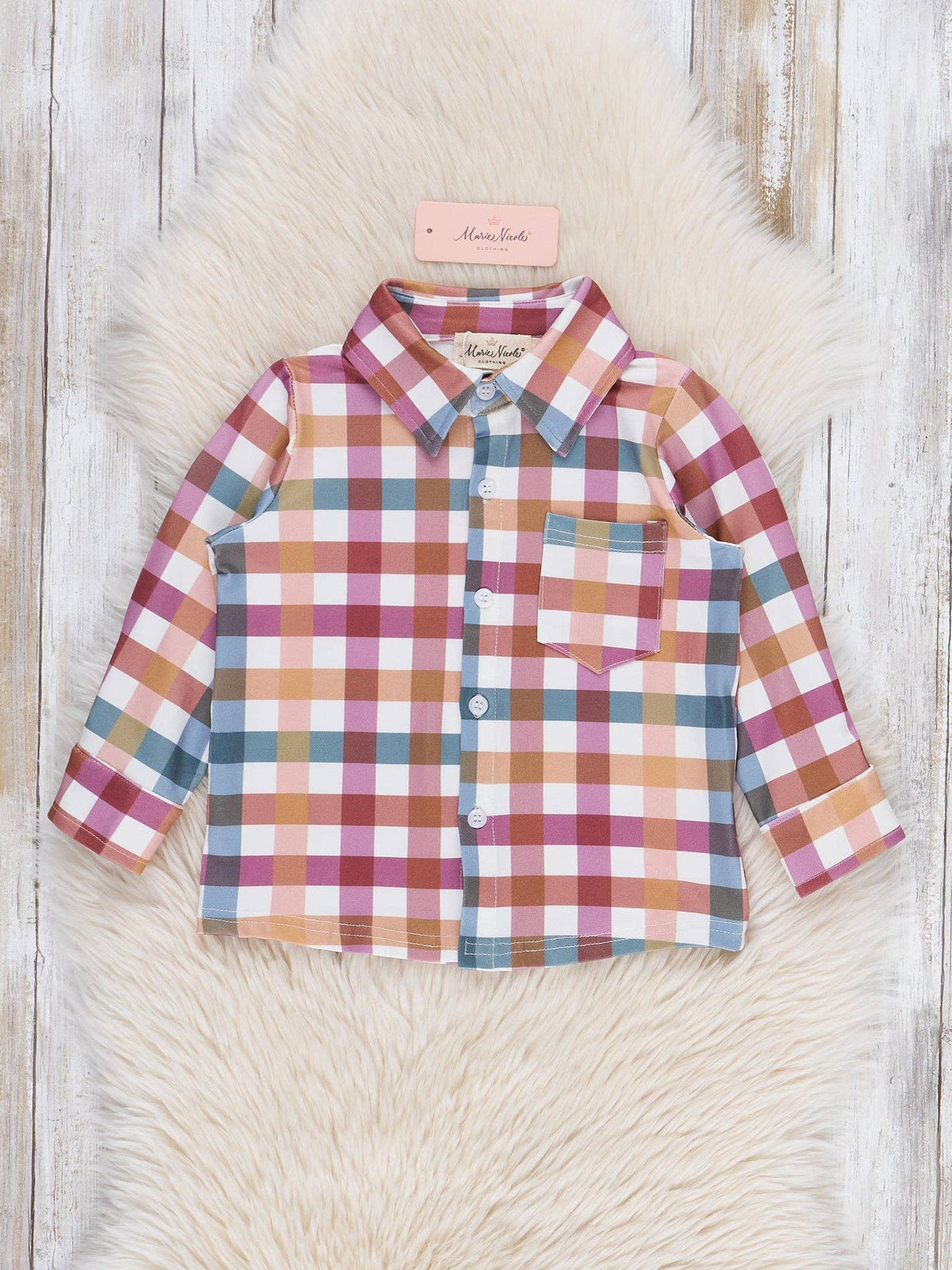 Cranberry Vintage Plaid Button Up Shirt