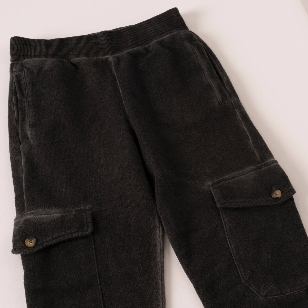 Boys’ Garment-Dyed Cargo Fleece Joggers