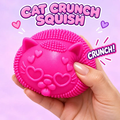 Cat Crunch Squish ASMR Textured Cat Stress Toy