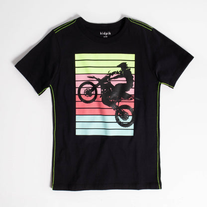 Boys’ Moto Wheelie Graphic Tee