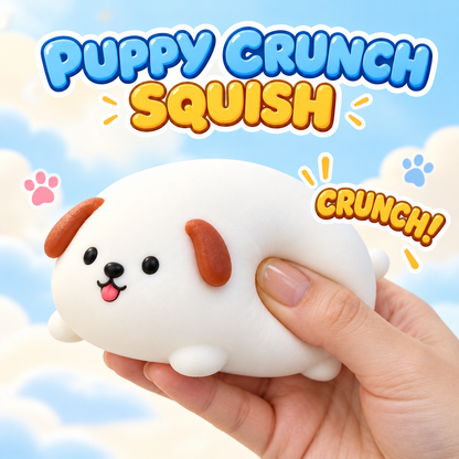 Puppy Crunch Squish ASMR Squishy — Individually Boxed