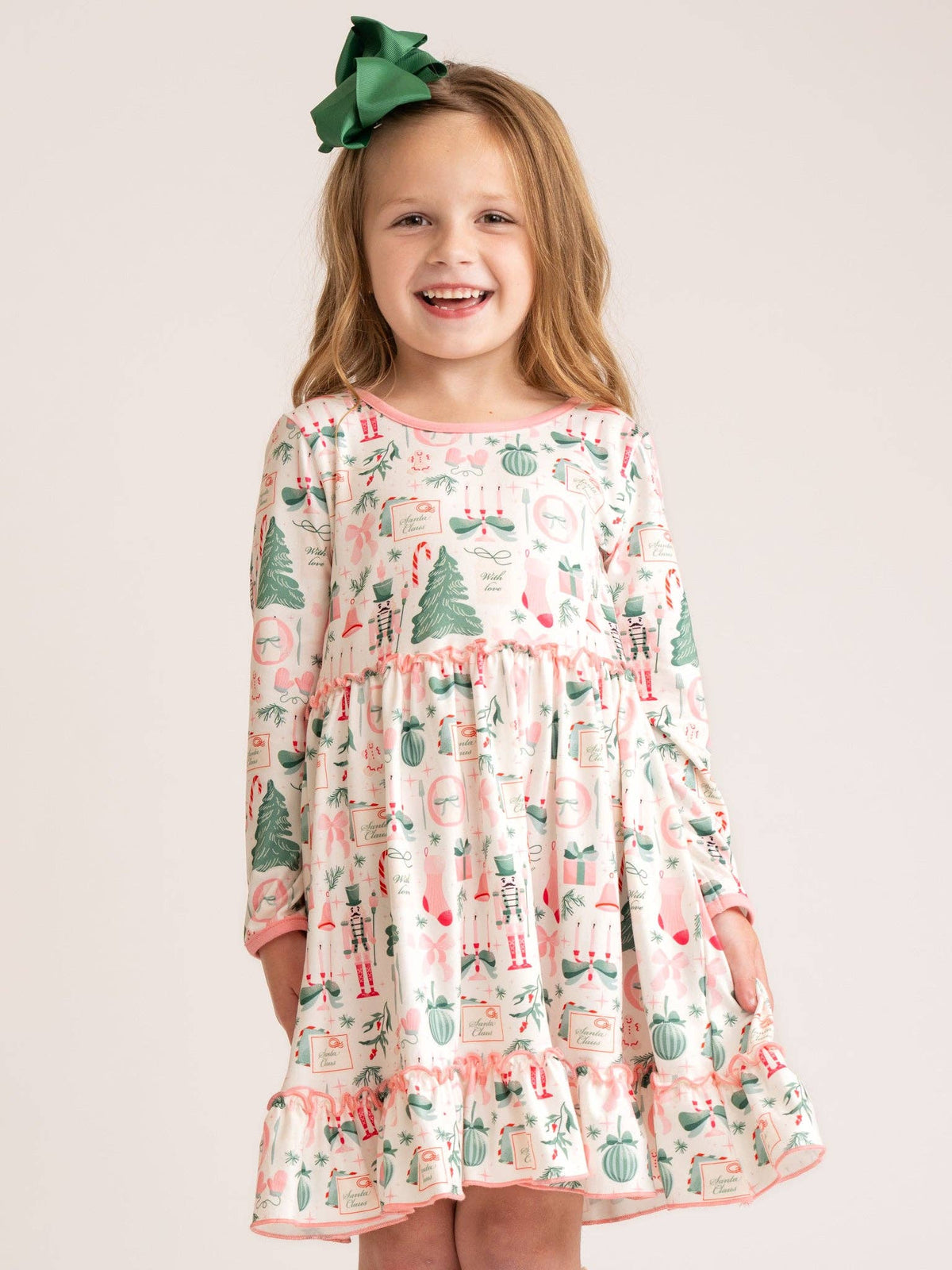 Nutcracker Nights Ruffle Dress