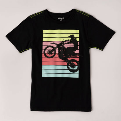 Boys’ Moto Wheelie Graphic Tee