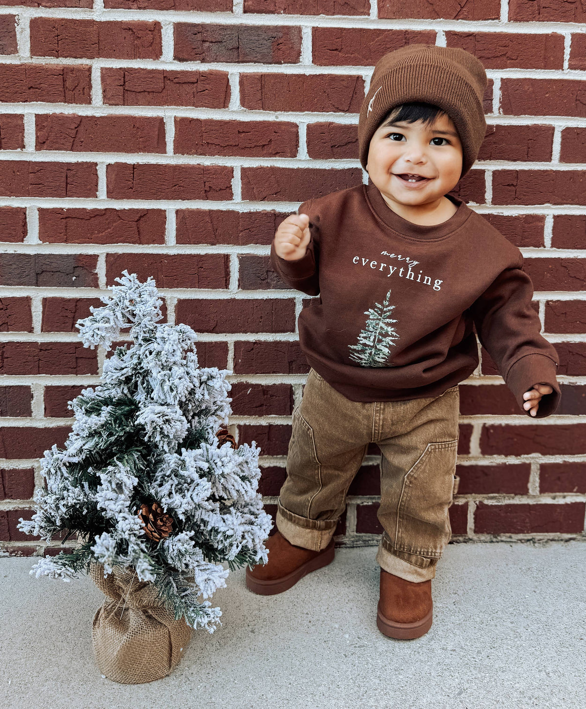 Merry Everything | Kids Christmas Sweatshirt