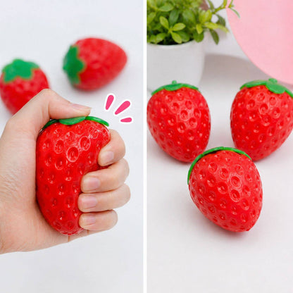 Viral Strawberry Squishy – Soft & Stretchy Stress Toy