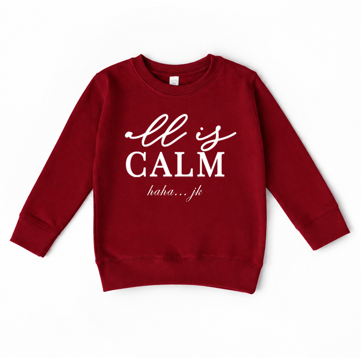All is Calm | Kids Christmas Sweatshirt