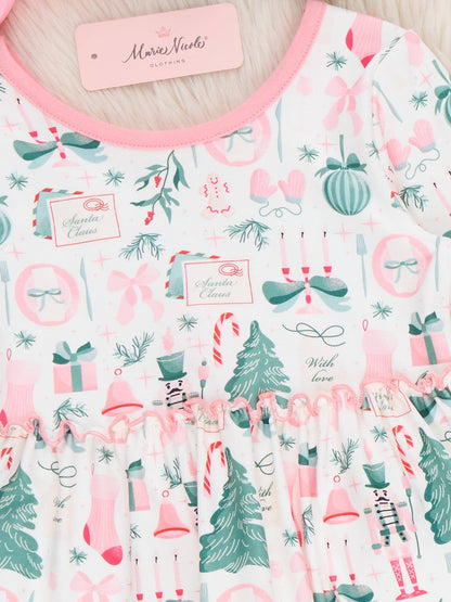 Nutcracker Nights Ruffle Dress