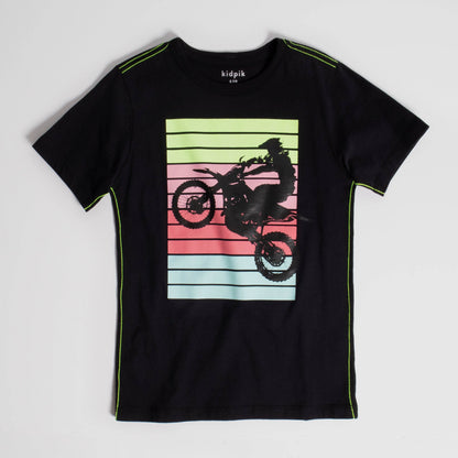 Boys’ Moto Wheelie Graphic Tee