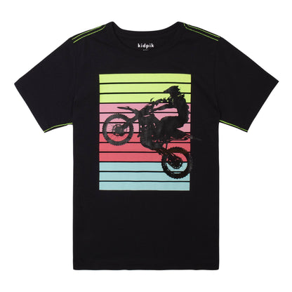 Boys’ Moto Wheelie Graphic Tee