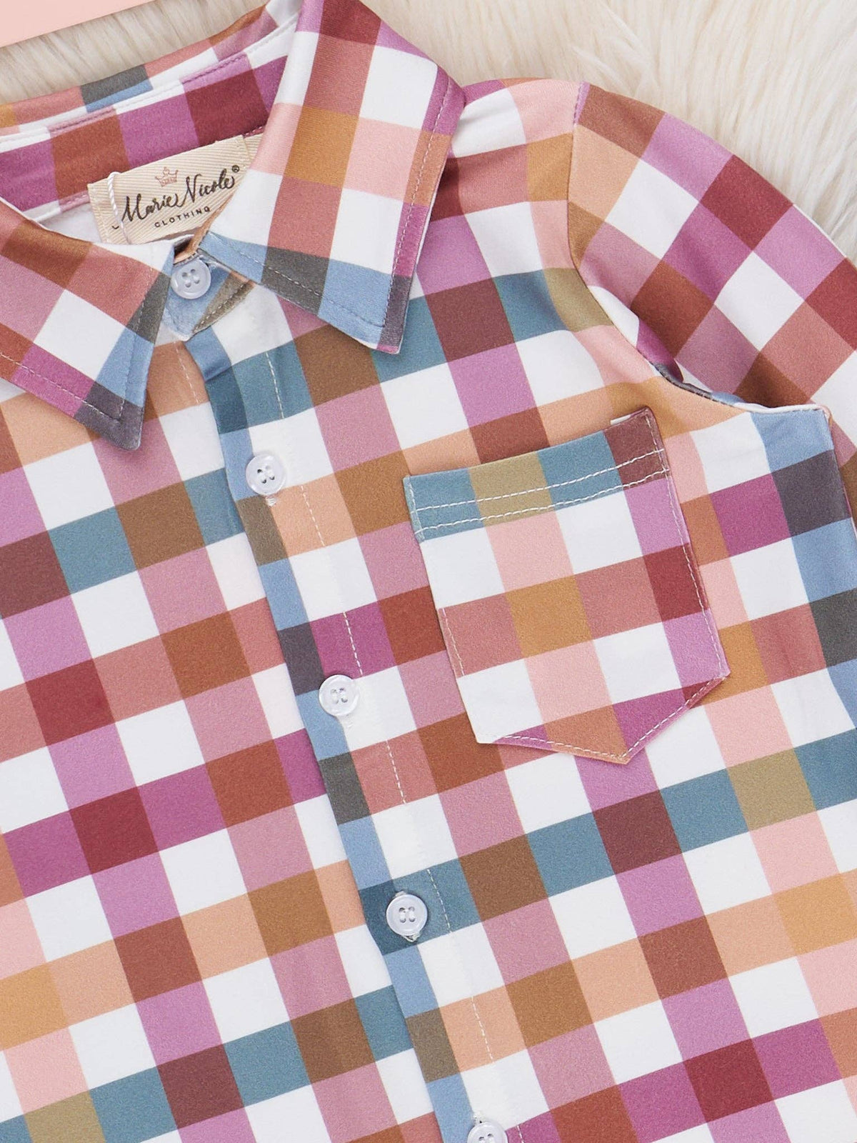Cranberry Vintage Plaid Button Up Shirt