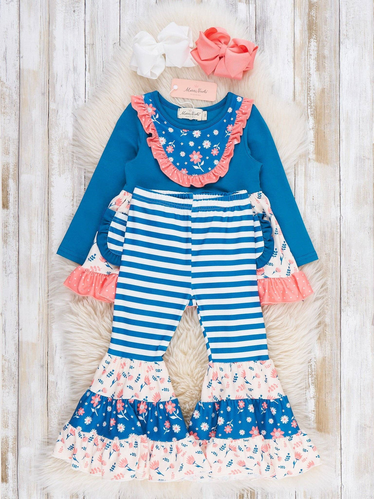 Bluebell Blooms Pocket Flara Bells Outfit