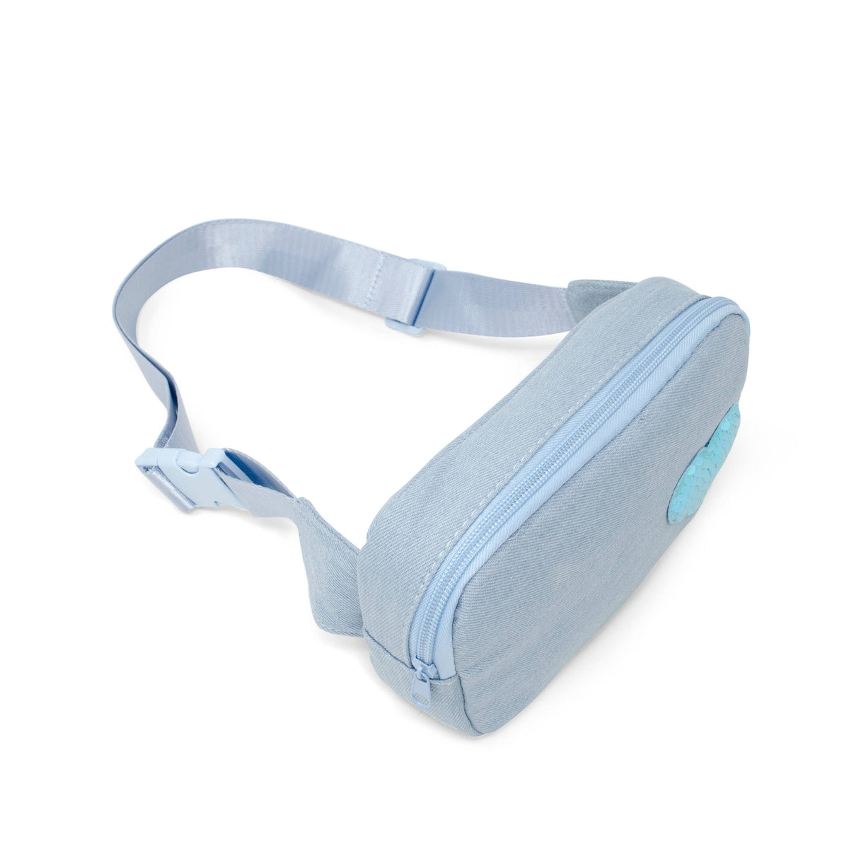Sequin Heart Crossbody Sling Bag for Kids