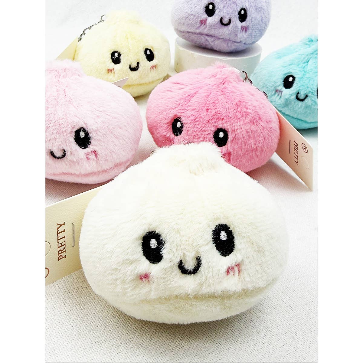 Adorable Dumpling Squishy Keychains
