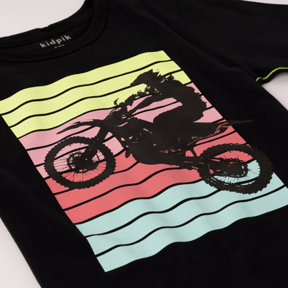 Boys’ Moto Wheelie Graphic Tee